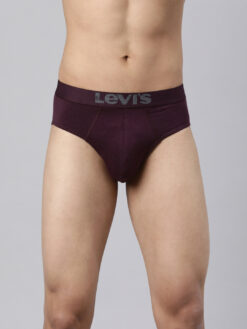 Men Solid Cotton Ultrasoft Waistband Brief