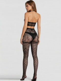 Patterned Sheer Leg Stockings