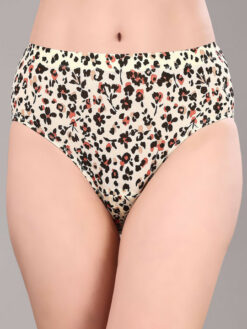 Women Printed High Rise Hipster Cotton Briefs