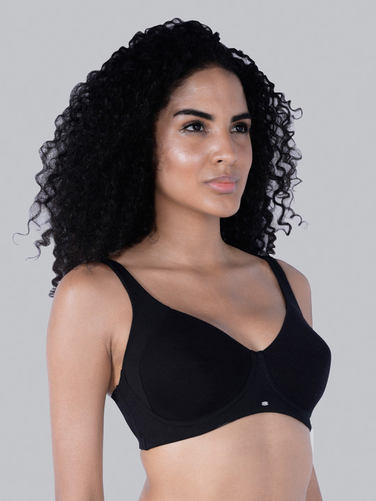Women T-shirt Cotton Seamless Full Coverage Bra