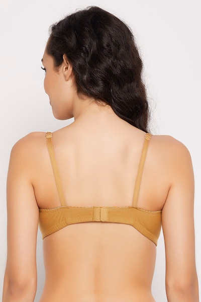 Non-Wired Full Coverage Feeding Bra in Nude Colour - Cotton