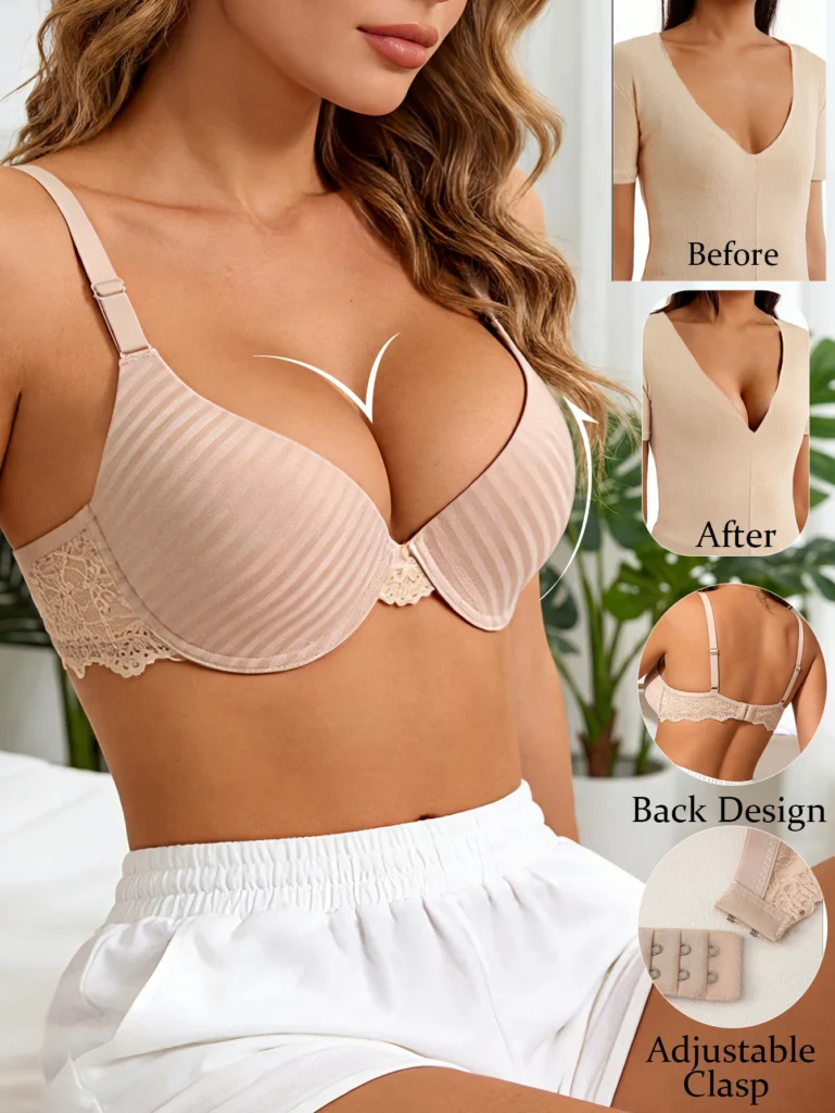 Sexy Lace Solid Color Underwire Bralette Short Bustier Bra