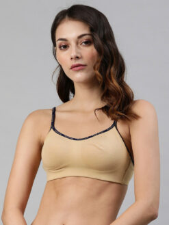 Women Cotton Non-Padded Non-Wired Cami Everyday Bra