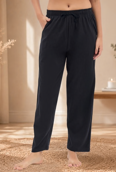 Chic Basic Pyjama in Black - Cotton