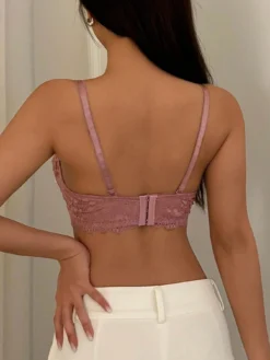 Lace Non-Padded Underwire Fancy Push Up Bra