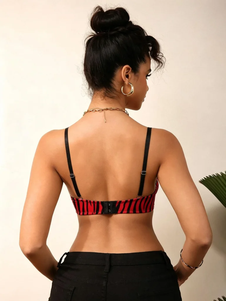 Women's Animal Print Underwire Hot Bra
